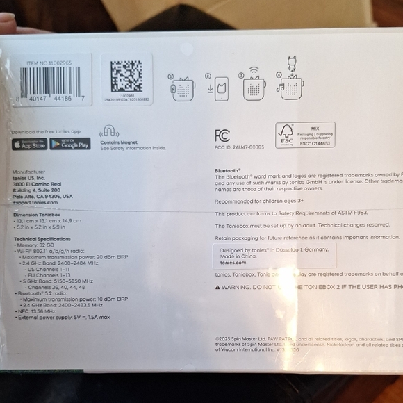 Blue Kids Toniebox 2 Bundle - Picture 9 of 10